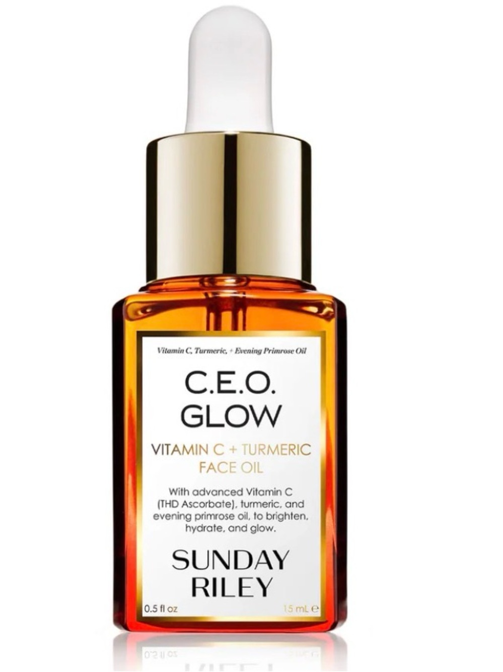 Sunday Riley C.E.O. Glow Vitamin C + Turmeric Face Oil - .5 fl oz